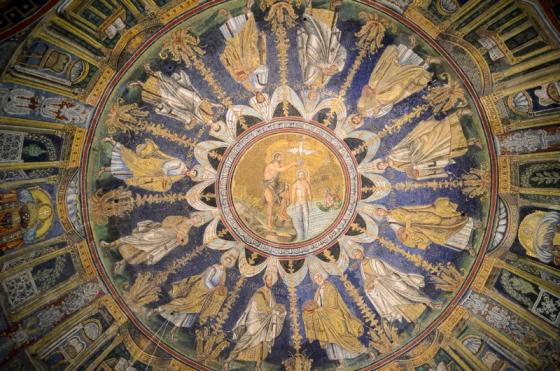 Battistero Neoniano, ceiling mosaics