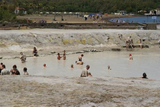 I fanghi termali sull'Isola di Vulcano